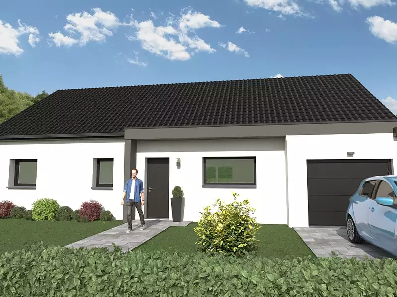 Maison neuve, 96 m² - Locon (62400)