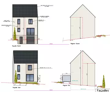 Maison neuve, 100 m²