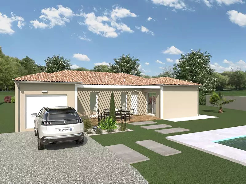 Maison neuve, 102 m² - Charentay (69220)