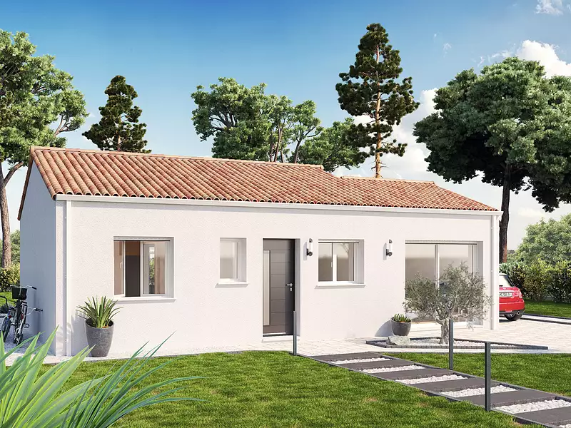 Maison neuve, 64 m² - Grand'Landes (85670)