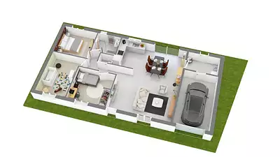 Maison neuve, 91 m²