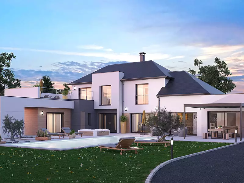 Maison neuve, 200 m² - Monnaie (37380)
