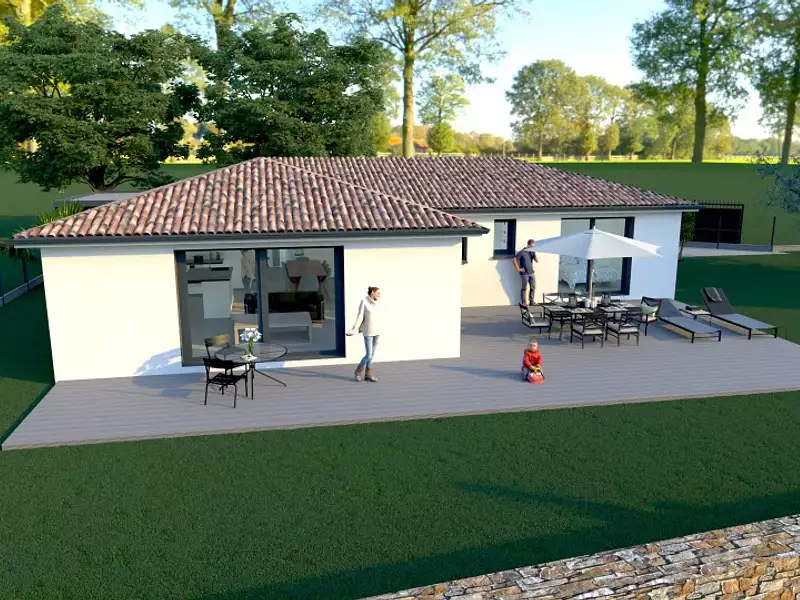 Maison neuve, 90 m² - Lavalette (11290)