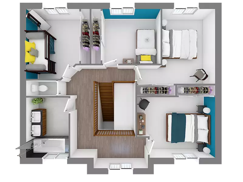 Maison neuve, 127,87 m² - Crépy-en-Valois (60800)
