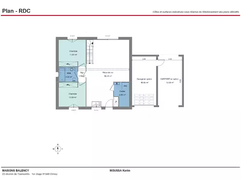 Maison neuve, 103 m² - Gometz-la-Ville (91400)