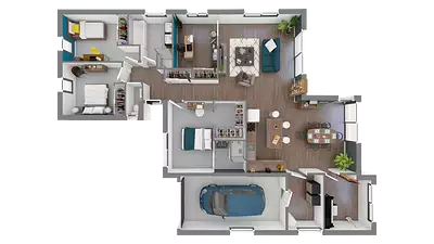 Maison neuve, 136,83 m²