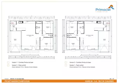Maison neuve, 68 m²
