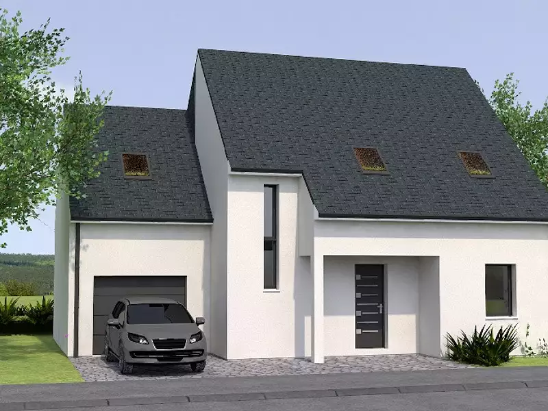 Maison neuve, 125 m² - Baugé-en-Anjou (49150)