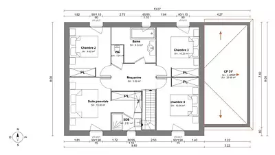 Maison neuve, 124 m²