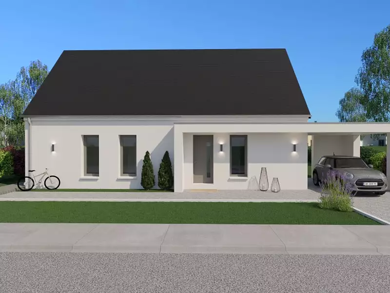 Maison neuve, 80 m² - Joué-lès-Tours (37300)