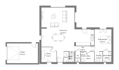 Maison neuve, 122 m²