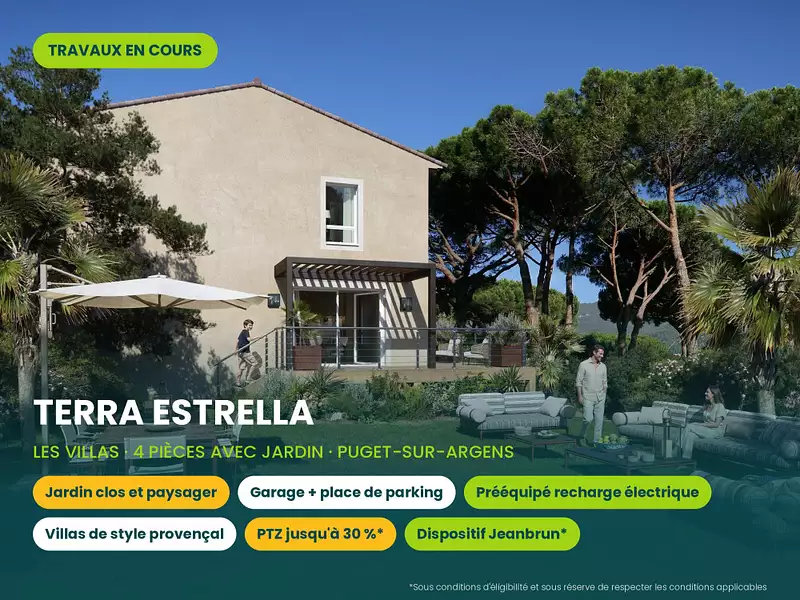 Programme neuf TERRA ESTRELLA à Puget-sur-Argens (83480) – SULLY IMMOBILIER