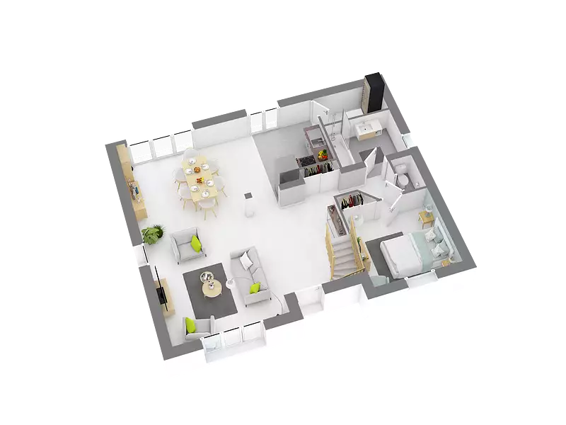 Maison neuve, 110 m² - Juziers (78820)