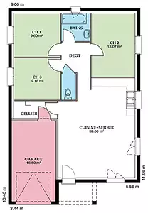 Maison neuve, 109 m²
