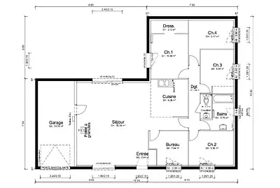 Maison neuve, 115 m²