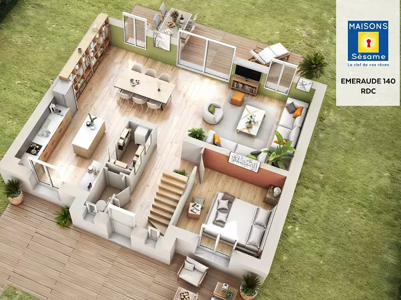 Maison neuve, 139 m² - Leudeville (91630)