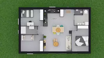 Maison neuve, 77 m²