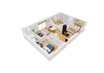 Maison neuve, 77 m²