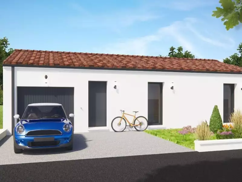 Maison neuve, 110 m² - Châteauneuf-sur-Charente (16120)