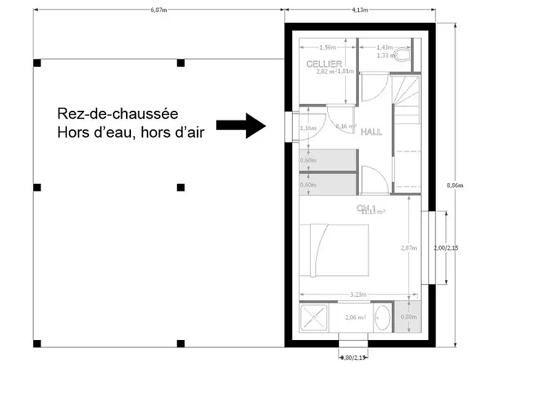 Maison neuve, 93 m² - Sainte-Luce-sur-Loire (44980)