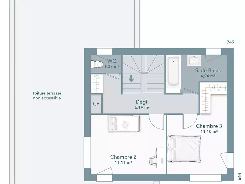 Maison neuve, 95 m² - Pointis-Inard (31800)