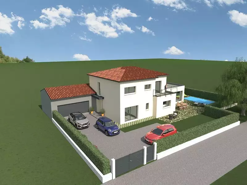 Terrain à bâtir, 1 850 m² - Lentilly (69210)