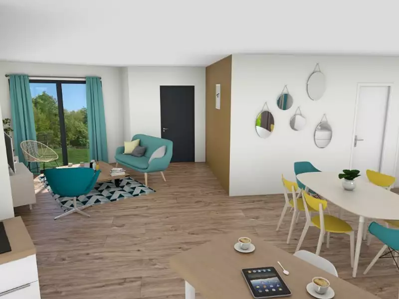 Maison neuve, 85 m² - Frichemesnil (76690)