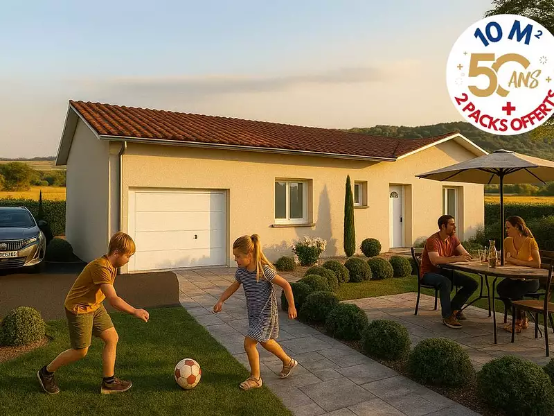 Maison neuve, 79 m² - Commelle-Vernay (42120)