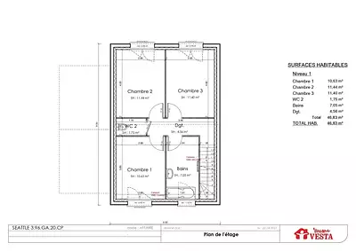 Maison neuve, 81 m²