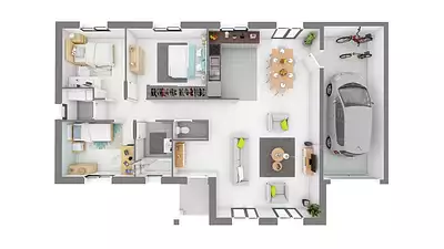 Maison neuve, 109 m²