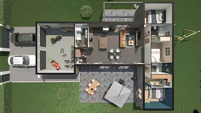 Terrain à bâtir, 1 200 m²