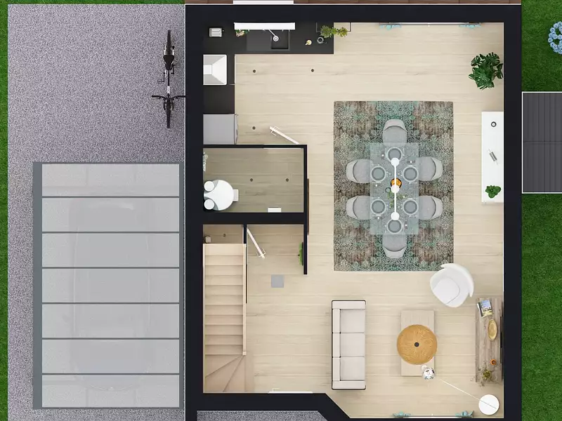 Maison neuve, 85,38 m² - Louviers (27400)