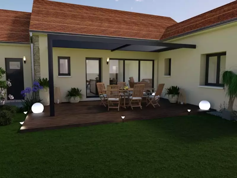 Maison neuve, 110 m² - Chambourg-sur-Indre (37310)