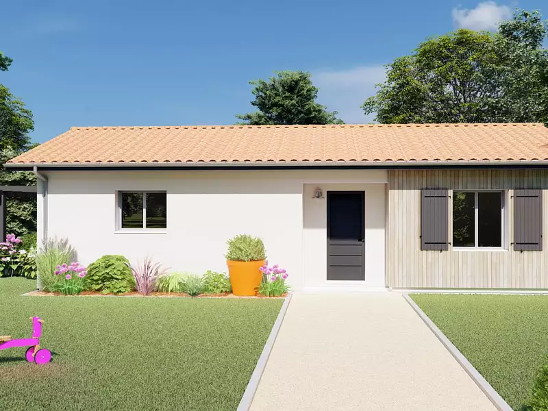 Maison neuve, 90 m² - Cours-de-Pile (24520)