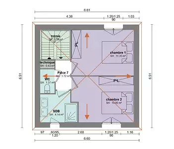 Maison neuve, 118 m²