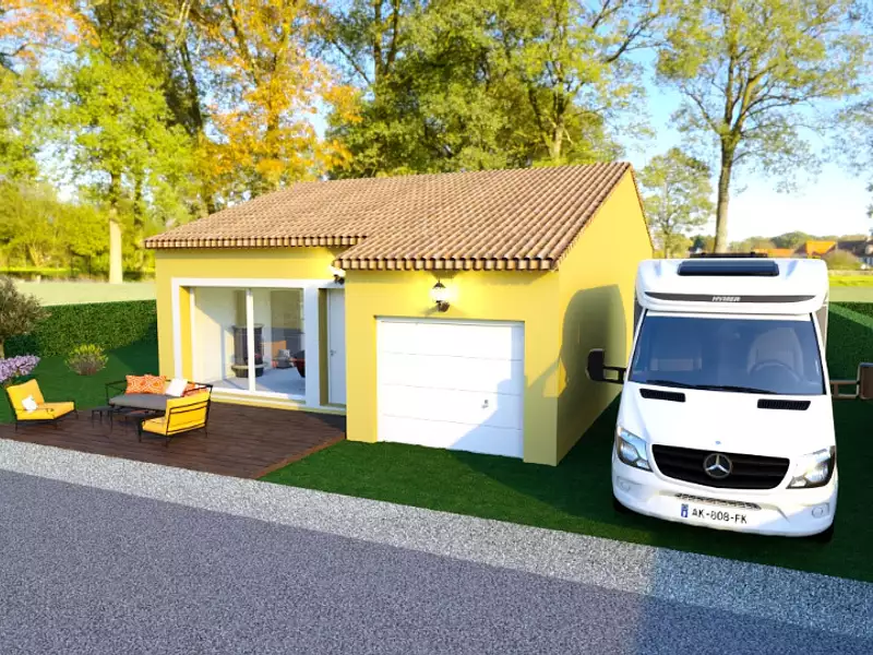 Maison neuve, 75 m² - Barbaira (11800)