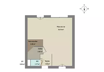 Maison neuve, 77 m²