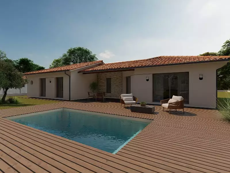 Maison neuve, 125 m² - Bazas (33430)