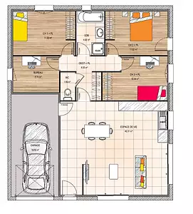 Maison neuve, 90 m²