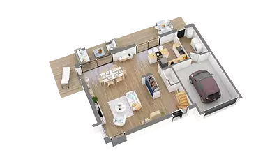 Maison neuve, 107,28 m²