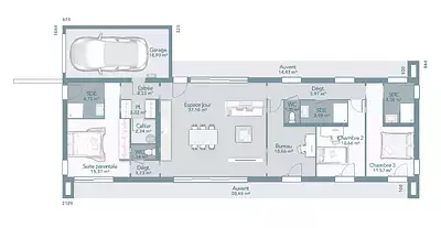 Maison neuve, 115 m²