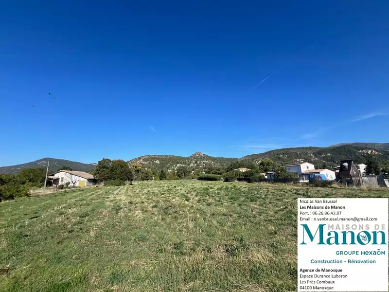 Terrain à bâtir, 476 m² - Digne-les-Bains (04000)