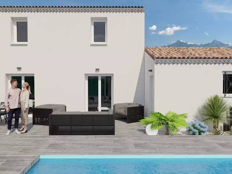 Maison neuve, 73 m² - Pierrelatte (26700)
