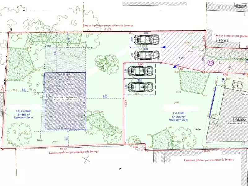 Terrain à bâtir, 469 m² - Bessancourt (95550)