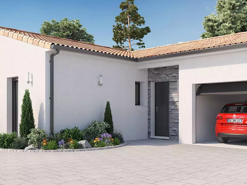 Maison neuve, 89 m² - Gastes (40160)