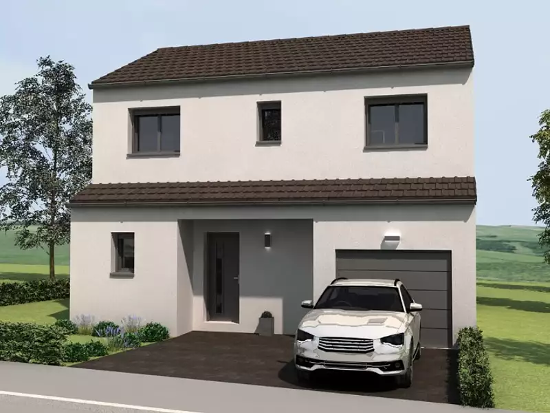 Maison neuve, 90 m² - Distroff (57925)