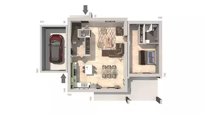 Maison neuve, 130 m²