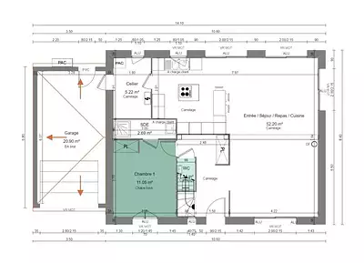 Maison neuve, 142 m²