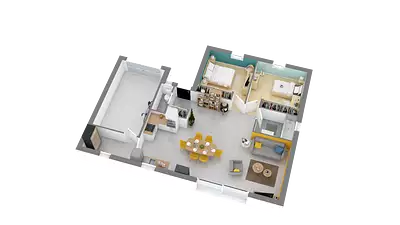 Maison neuve, 74 m²