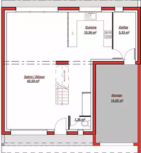 Maison neuve, 138 m²